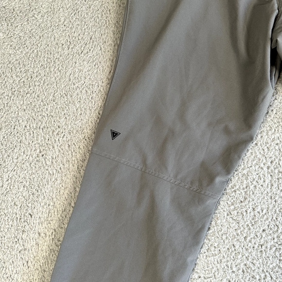 Yogasmoga Pants Men's XL Gray D'or Hybrid Straight Leg Activewear Zip Pocket - Picture 14 of 15